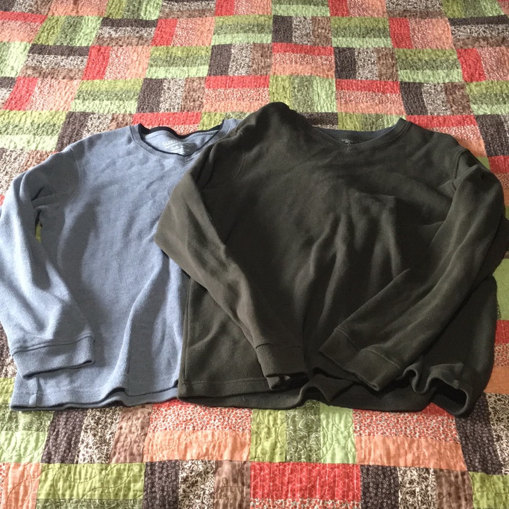 Faded glory v neck sweaters gray and olive